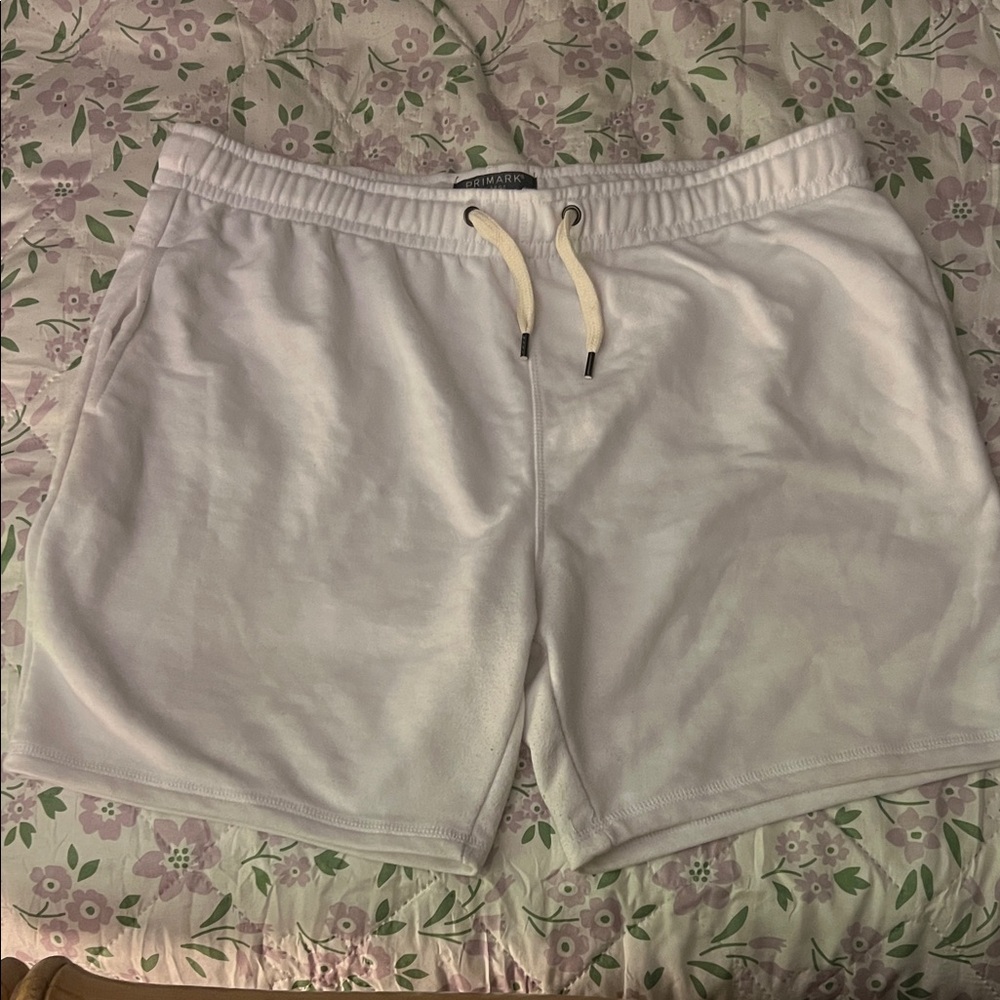 Primark White Athletic Men Shorts